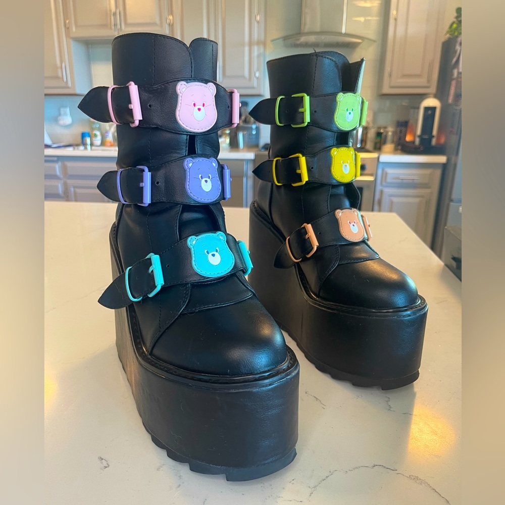 YRU Care Bears Black Platforms